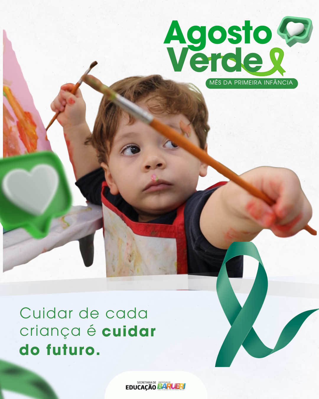 Secretaria de Educação de Barueri celebra o mês da Primeira Infância com programação especial no CRPI