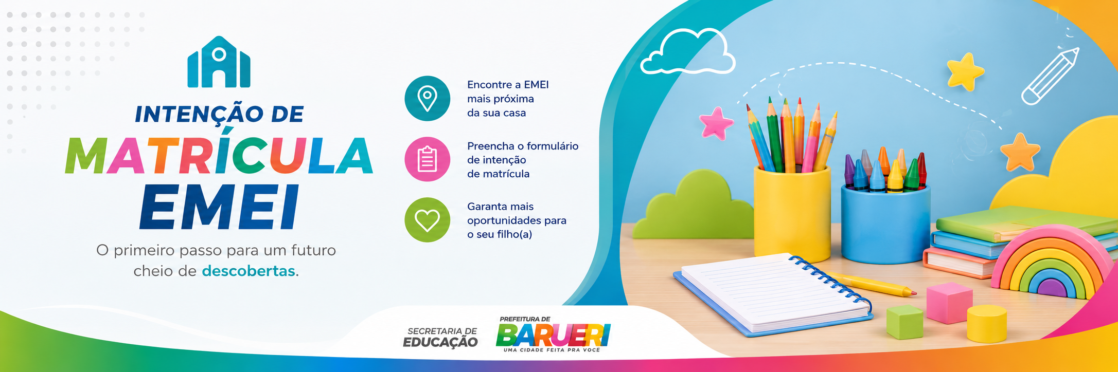 Intenção de Matrícula EMEI — Secretaria de Educação de Barueri